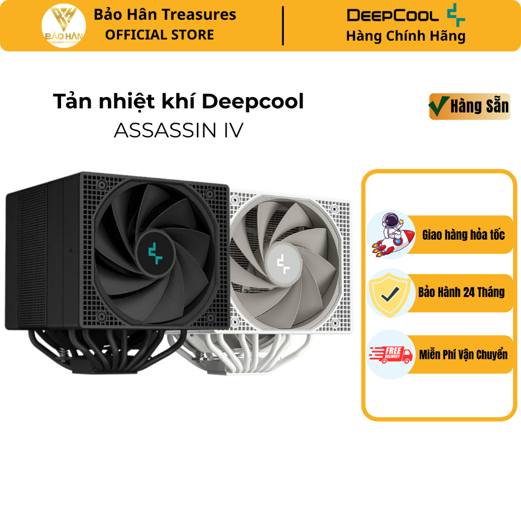 Tản nhiệt khí Deepcool ASSASSIN IV/ ASSASSIN IV WH - Hàng Chính Hãng