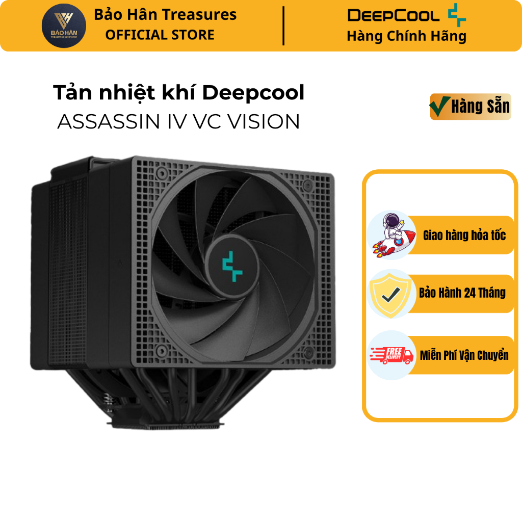 Tản nhiệt khí Deepcool ASSASSIN IV VC VISION ( Black ) - Hàng Chính Hãng