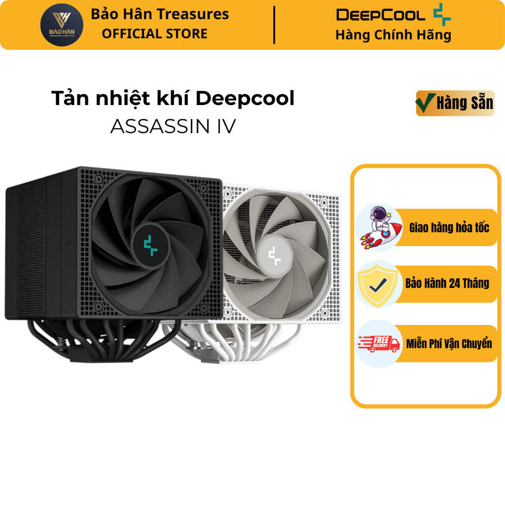 Tản nhiệt khí CPU Deepcool ASSASSIN IV/ ASSASSIN IV WH - Hàng Chính Hãng