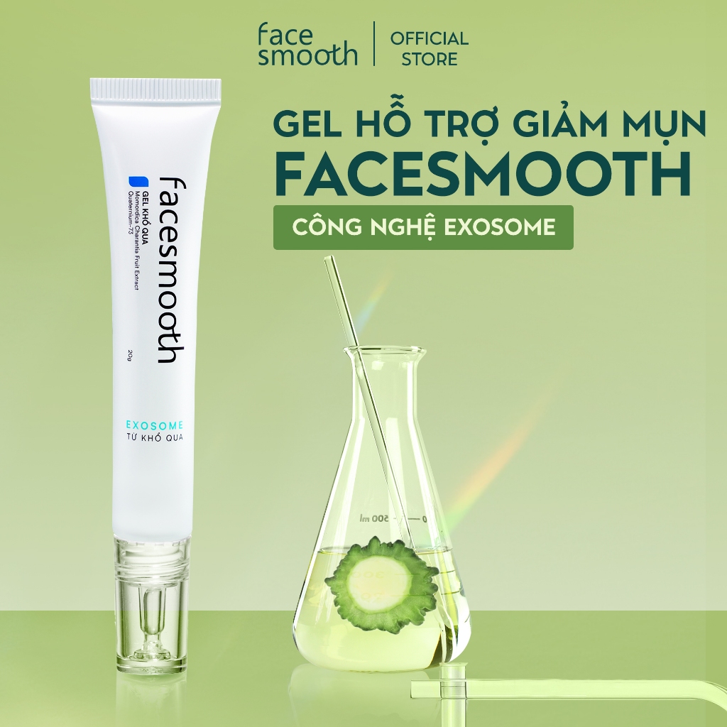 Gel Mụn Khổ Qua Facesmooth - Kháng Viêm, Giảm Sưng & Phục Hồi Da Mụn Công Nghệ Exosome - FS-GKQ