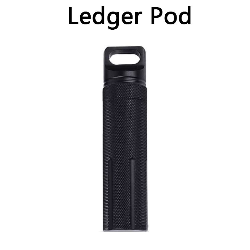 Vỏ chống va đập được làm từ hợp kim nhôm, dành cho Ledger Nano X và Ledger Nano S Plus