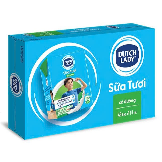 Thùng Sữa Tươi Dutch Lady 48 hộp x110ml