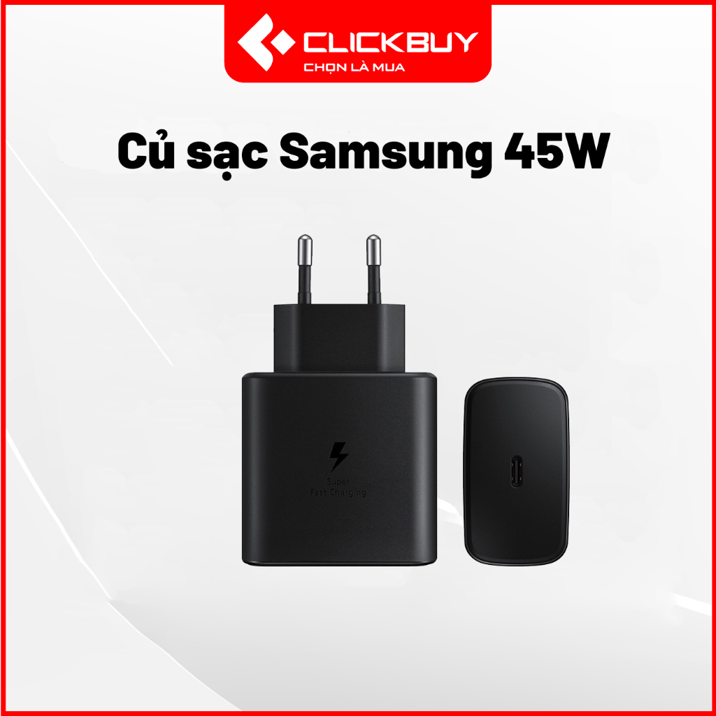 Củ sạc Nhanh Samsung Type-C 45W Không kèm Cáp - EP-T4511