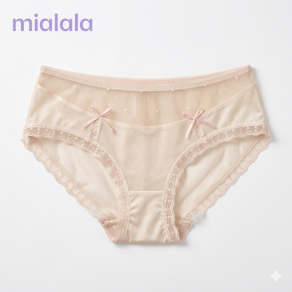 Quần Lót Ren Nữ Mialala Kiểu Dáng Bikini Dễ Mặc, Thoải Mái 6043