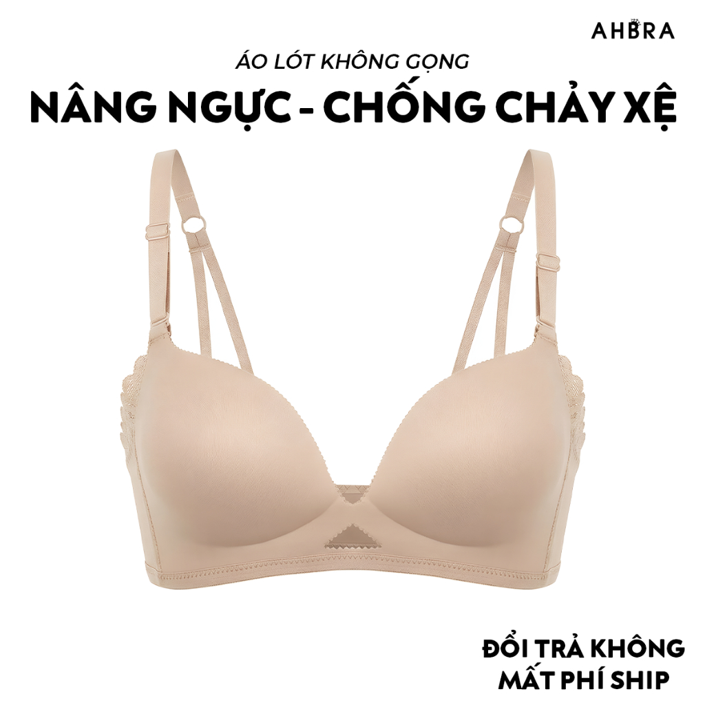 Áo Lót Nữ Không Gọng Nâng Ngực Mút Mỏng Mặc Thoải Mái AHBRA SA06