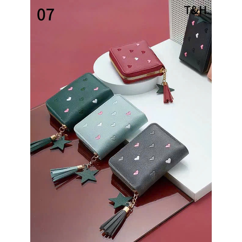 V07 Ví Đựng Tiền Mini Cho Nữ – Ví Nhỏ Gọn Cầm Tay, Đựng Tiền & Thẻ, Phù Hợp Học Sinh Sinh Viên