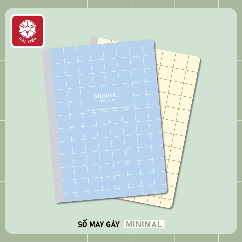 HẢI TIẾN Sổ may gáy bìa bồi cao cấp - Minimal (A4, A5, A6)