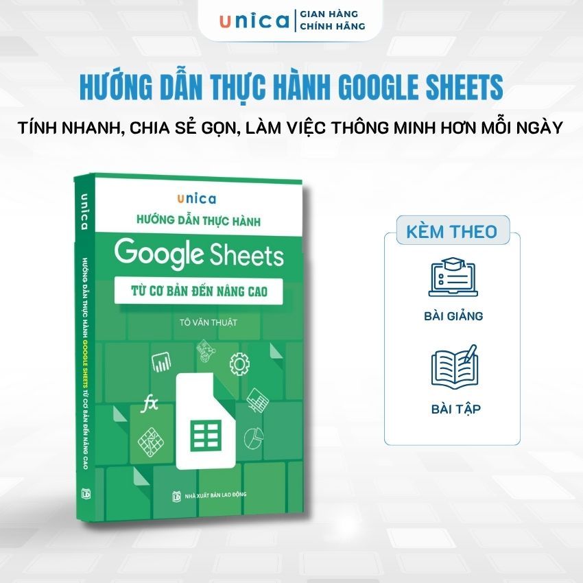 Sách Hướng dẫn thực hành Google Sheets từ cơ bản đến nâng cao