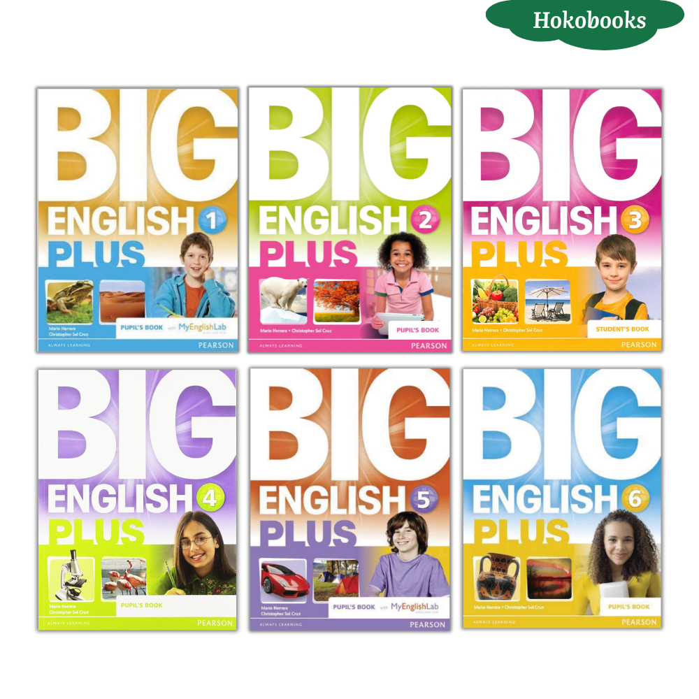 Sách - Big English Plus - Level 1,2,3,4,5,6 (KHÔNG CÓ CODE)- Bản in laser đẹp tặng file nghe