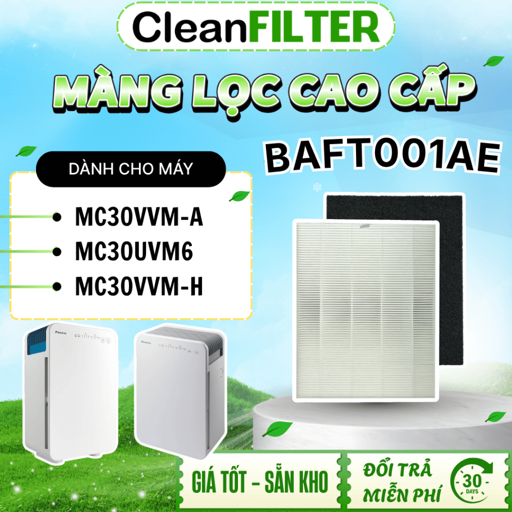[SHOP SỈ] Màng lọc không khí Daikin: MC30VVM-A, MC30UVM6, MC30VVM-H,... màng lọc daikin giá rẻ