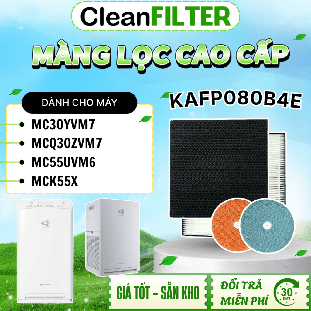 [SHOP SI] Màng lọc không khí Daikin: MCQ30ZVM7, MC30YVM7, MC40UVM6-7, MC55UVM6, MCK55TVM6,MCK55X,...