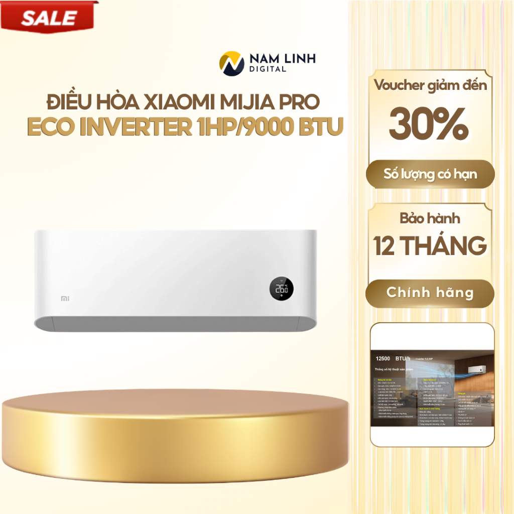 Điều hòa 1 chiều Xiaomi Mijia Air Conditioner Pro Eco Inverter 1HP – Bản Quốc Tế
