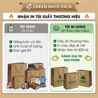 Túi giấy mini đủ màu: kraft nâu, trắng, hồng, đen, đỏ