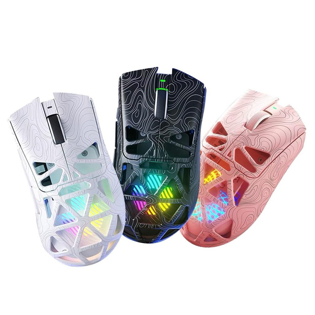 CHUỘT CHƠI GAME 3 MODE KẾT NỐI AULA SC620 LED RGB/ DPI 12000 / CHUỘT GAMING FORM CÔNG THÁI HỌC / CÓ 