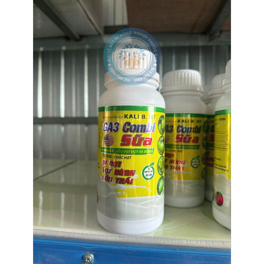 PHÂN BÓN GA3 COMBI SỮA. SIÊU VỌT ĐỌT VÀ BÔNG, XANH LÁ, LỚN TRÁI