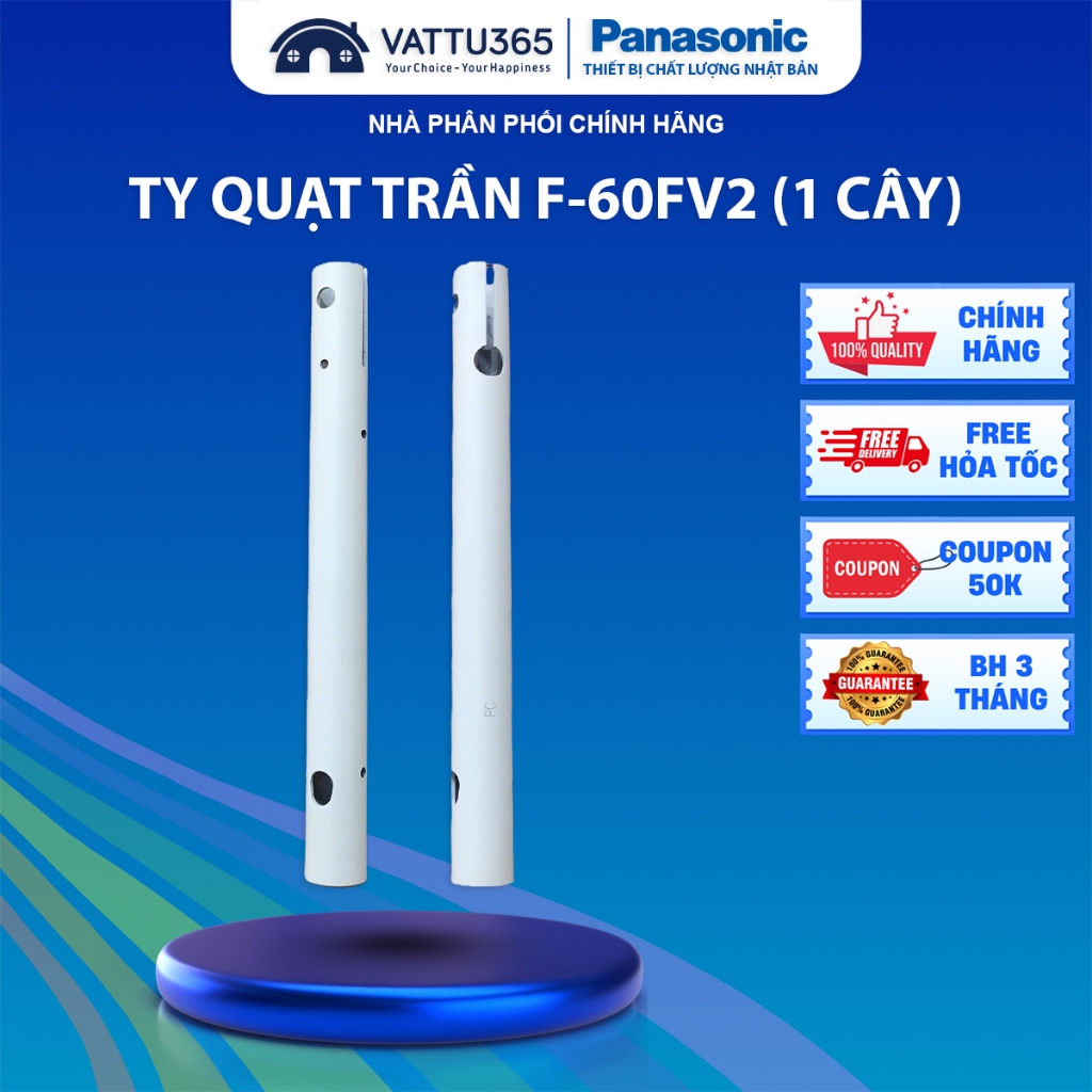 Ty Quạt Trần F-60FV2 Panasonic 3 Cánh | Hàng Chính Hãng, Sản Xxuất Tại Việt Nam