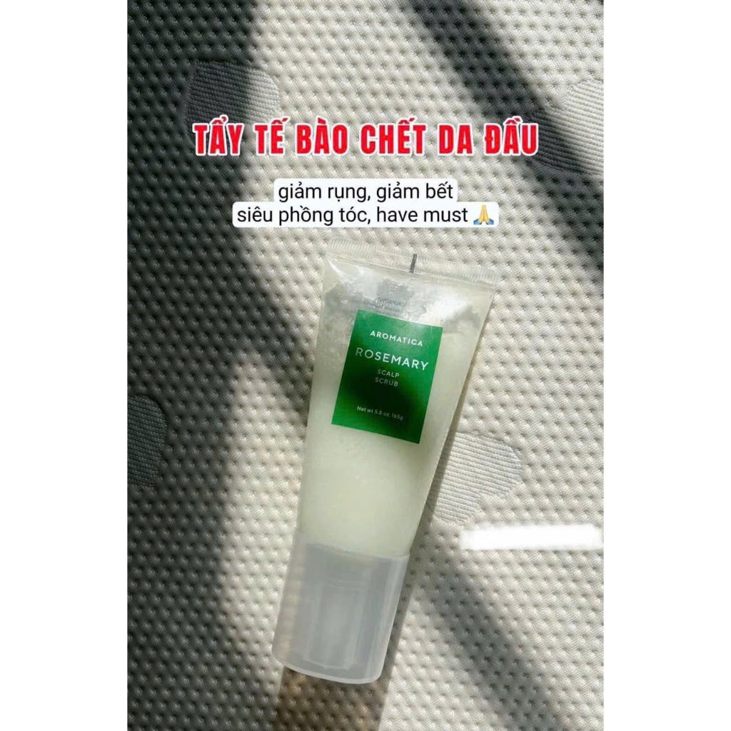 Tẩy Tế Bào Chết Da Đầu Aromatica 165g