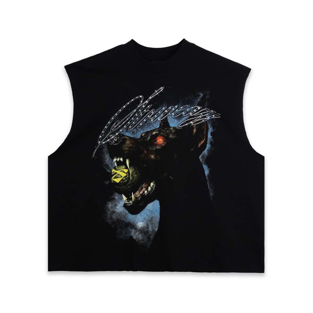 ÁO S.W.E DOBERMAN CUT TEE - BLACK