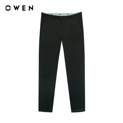 Owen - Quần khaki Regular Fit QKR256106 màu Xám đậm chất liệu Poly recycled (Renu)