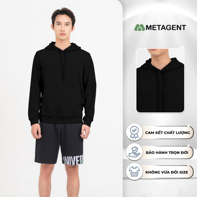 Áo Hoodie nam Basic dáng Regular Metagent MS 59E4007