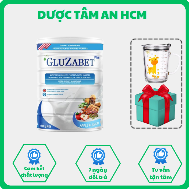 SỮA TIỂU ĐƯỜNG GLUZABET - Hỗ Trợ Kiểm Soát Đường Huyết, Ổn Định Huyết Áp