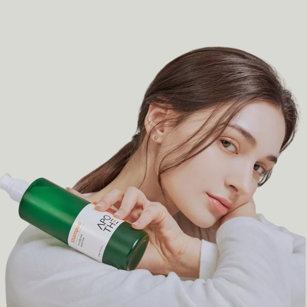 Dầu Gội kiểm soát dầu nhờn, ngăn ngừa rụng tóc - APOTHE Sebum Control 300ml