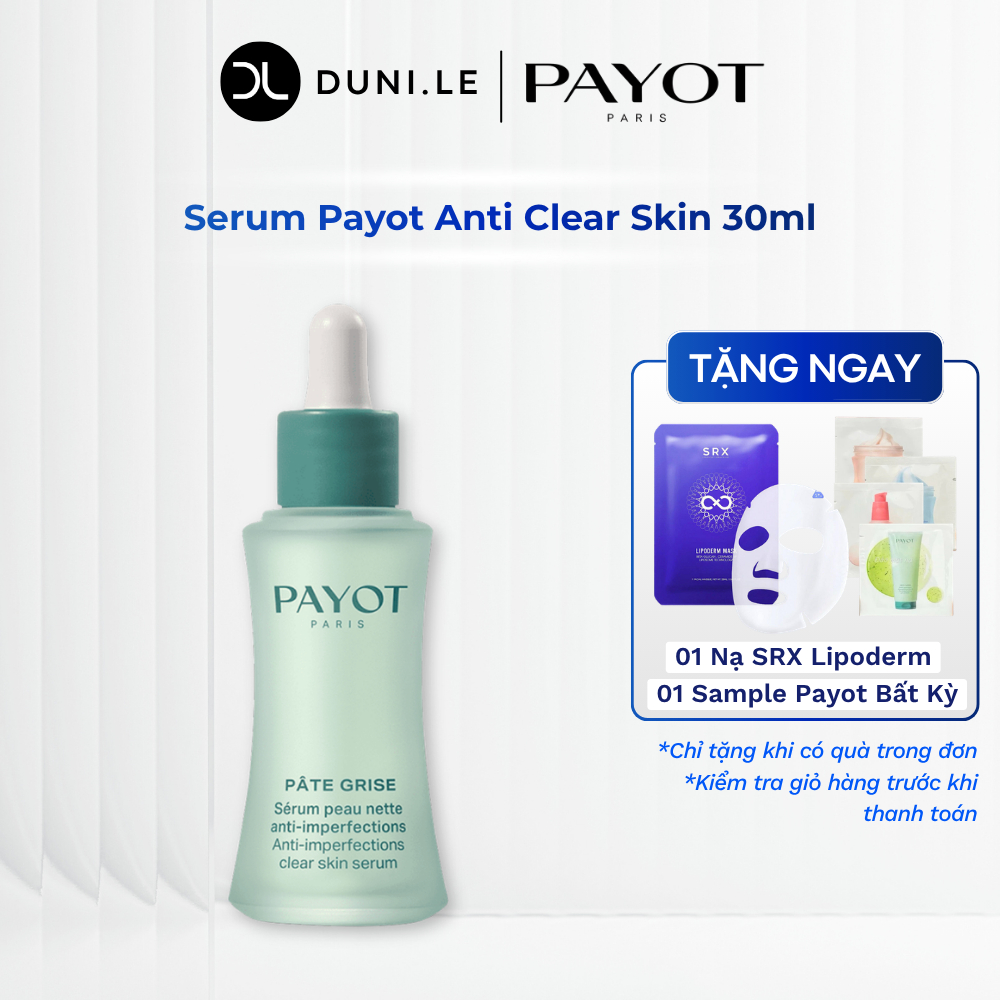 Tinh Chất Serum Ngừa Mụn Giảm Thâm Payot Anti-imperfections Clear Skin Serum 30ml | Duni Le Store