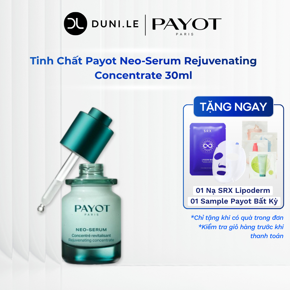Tinh Chất Payot Neo-Serum Rejuvenating Concentrate 30ml Tái Sinh Năng Lượng Làm Sáng Mịn Da | Duni L