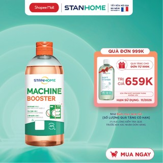 Dung dịch vệ sinh, khử mùi máy giặt, máy rửa bát và gioăng cao su Stanhome Machine Booster 500ml