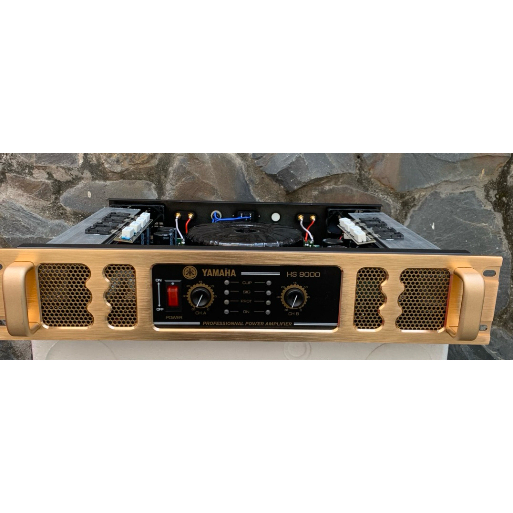 Cục Đẩy 2 Kênh HS 9000. 24 sò. 2400W