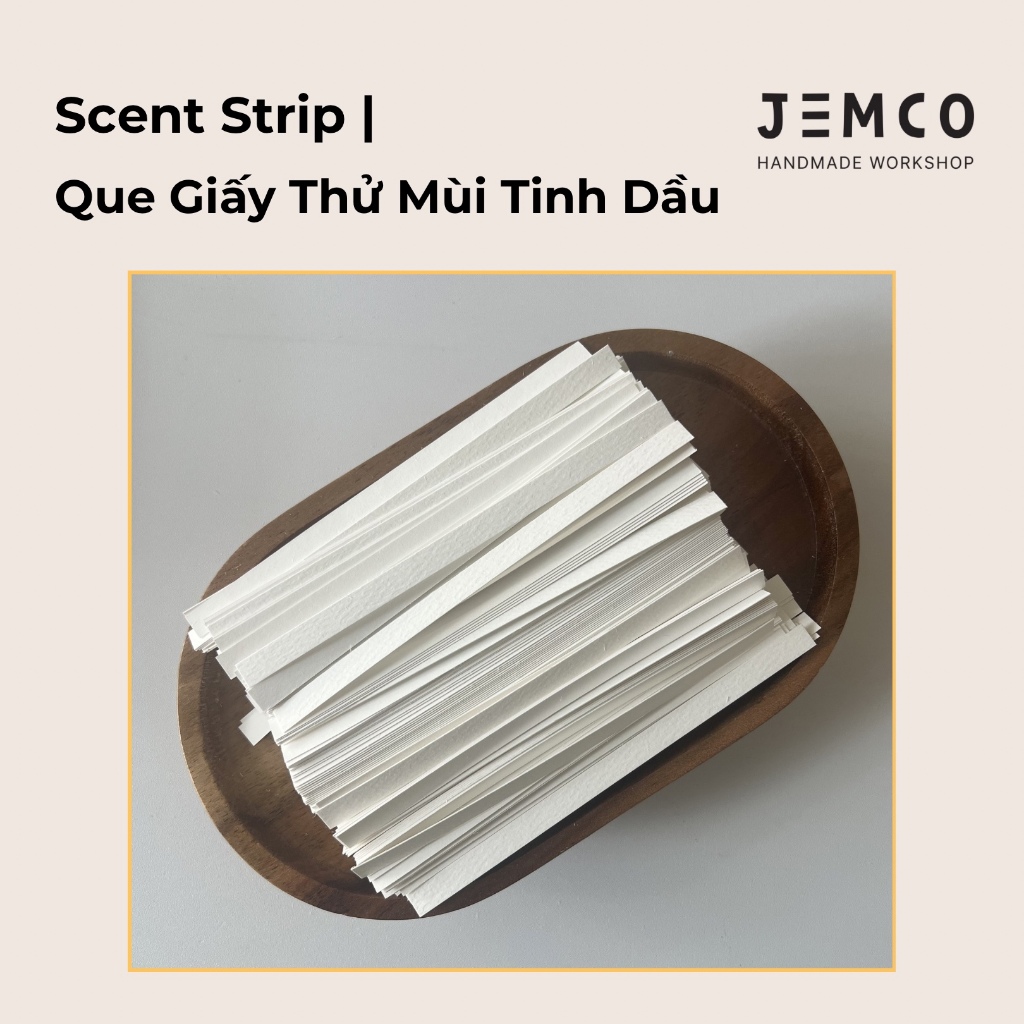 (Set 200 cái) Que Giấy Thử Mùi Nước Hoa _ Scent Strip/ BlotterPaper