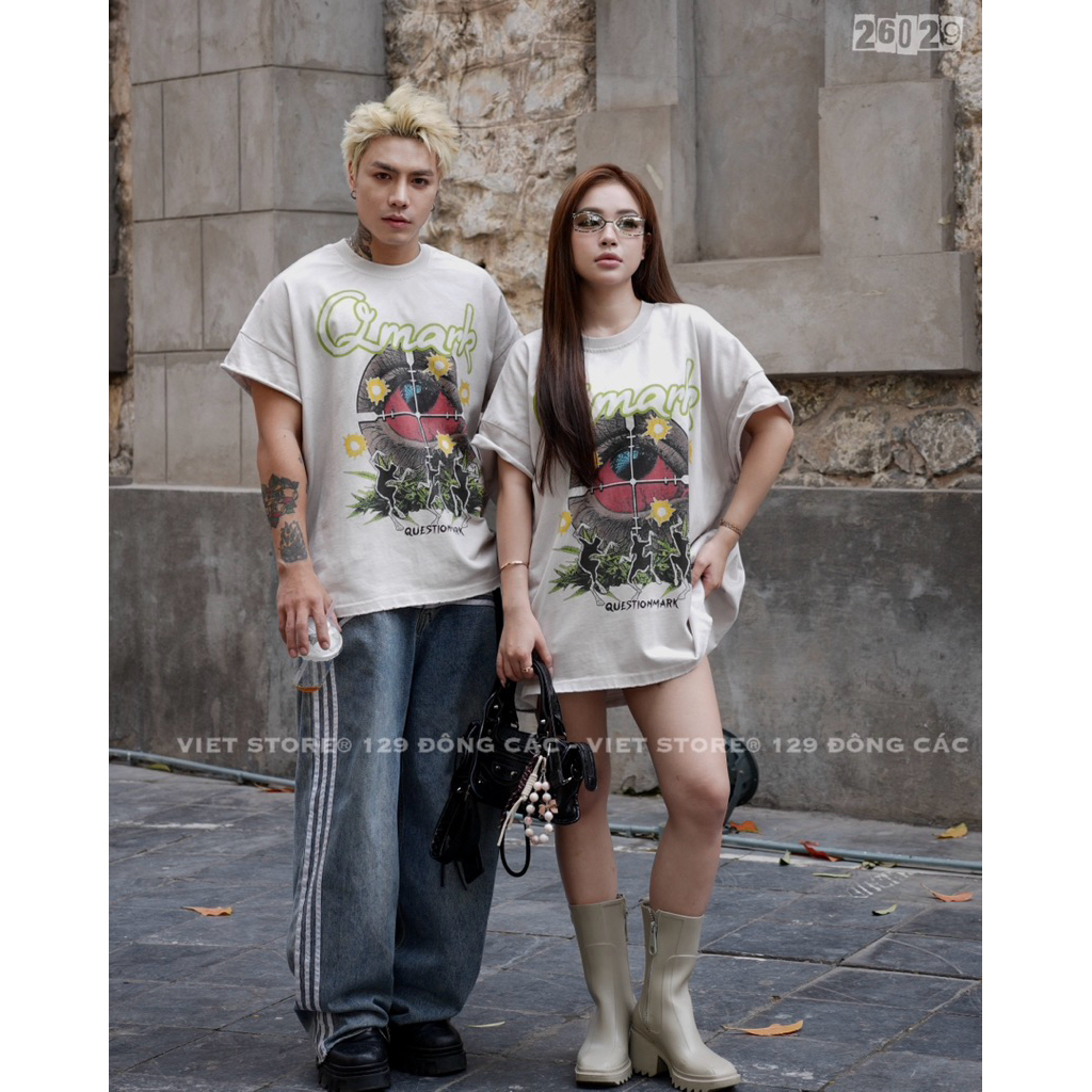 ÁO PHÔNG QMARK EYES NAM NỮ 26029 VIET STORE