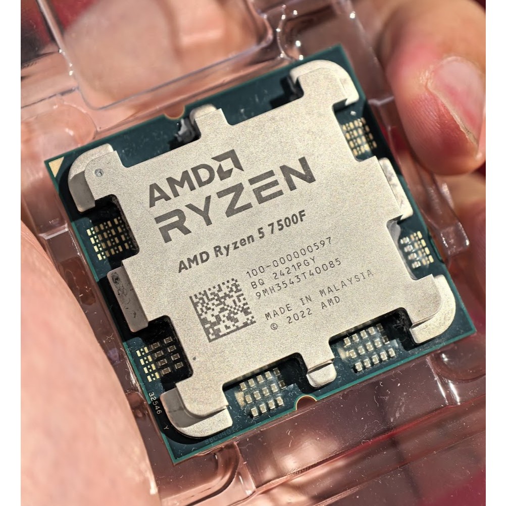 (HOẢ TỐC) CPU AMD Ryzen 7500F 7600 7700 7800xD ,9500F 9600x,  9700X, 9900X - hàng đã qua sử dụng
