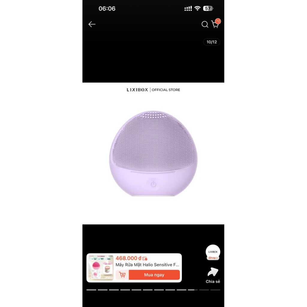 [thanh lý] - Máy rửa mặt Halio