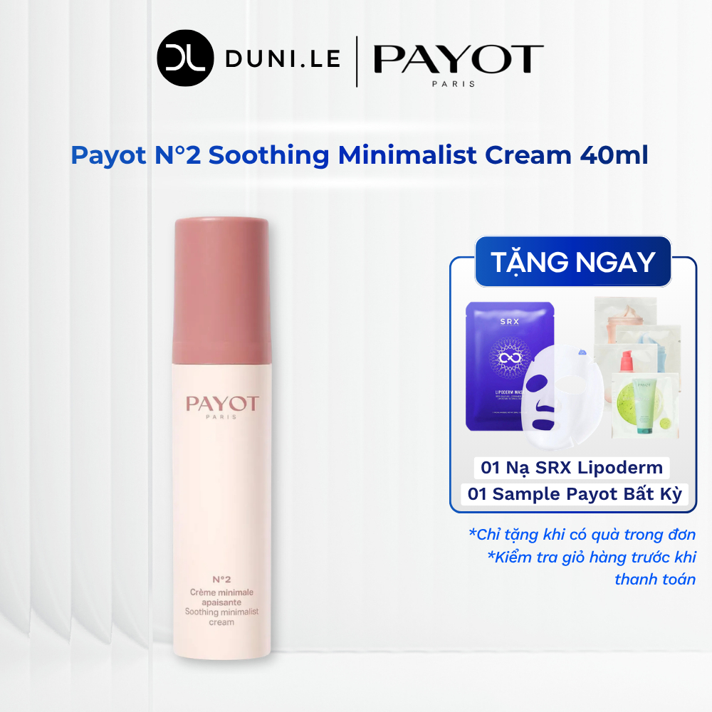 Kem Dưỡng Tối Giản PAYOT Payot N°2 Soothing Minimalist Cream 40ml Làm Dịu Mọi Loại Da | Duni Le Stor
