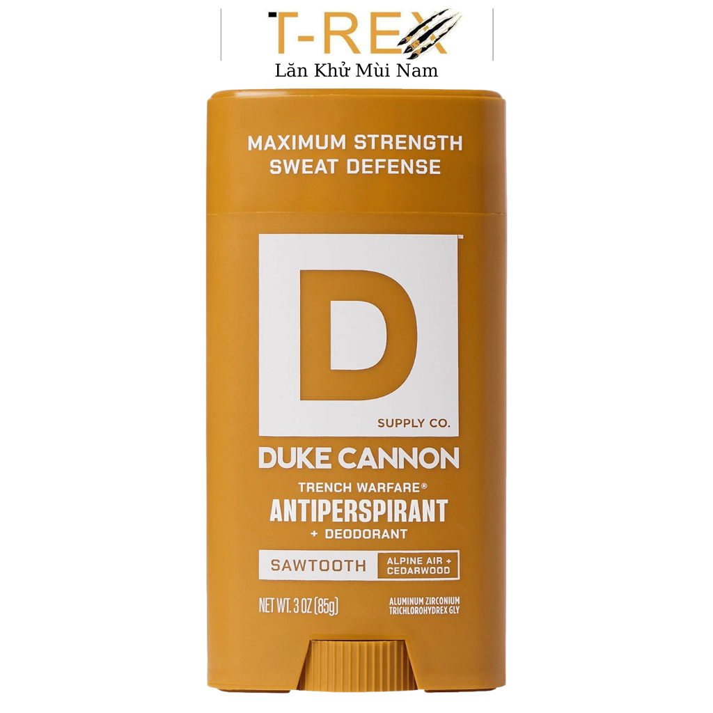 Lăn Khử Mùi Duke Cannon Sawtooth Antiperspirant & Deodorant ngăn mồ hôi cực tốt 85G