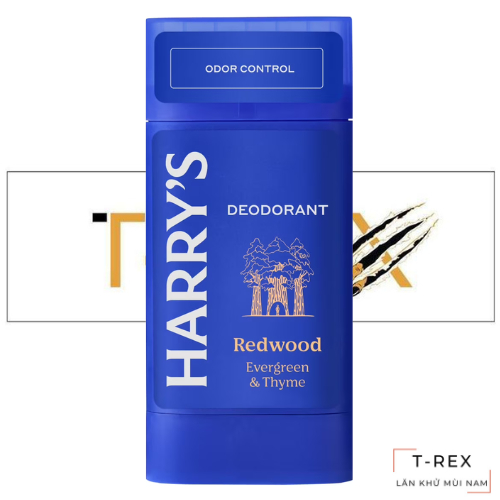 [Siêu Phẩm] Lăn Khử Mùi Harry's Odour Control Deodorant Redwood 70Gr (Sáp Xanh)