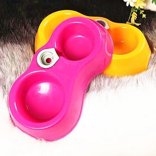 Bát Ăn Đôi Tự Động Cho Chó Mèo - Bát Ăn Kèm Bình Nước Tự Động, Tiện Lợi, Dễ Vệ Sinh - Phụ Kiện Thú Cưng