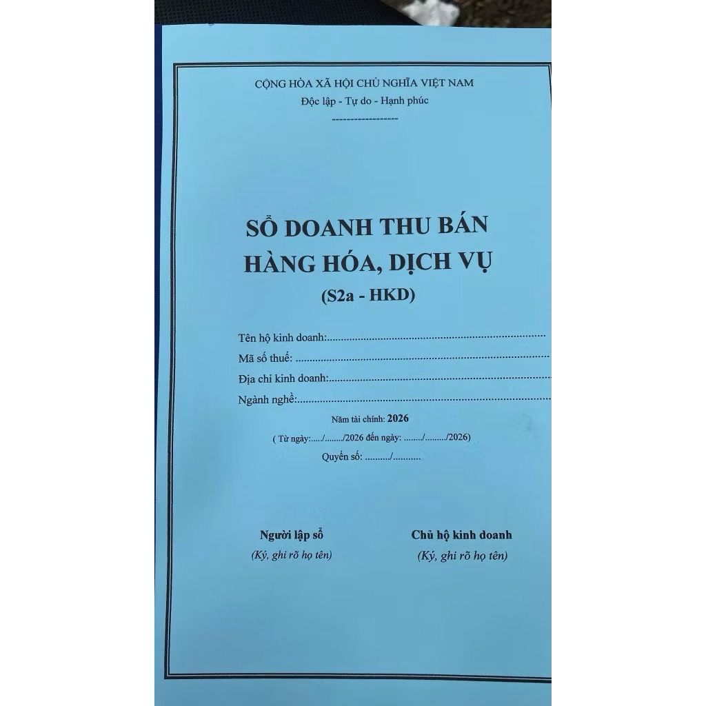 Sổ A4 s2a doanh thu trên 500 triệu 100 trang