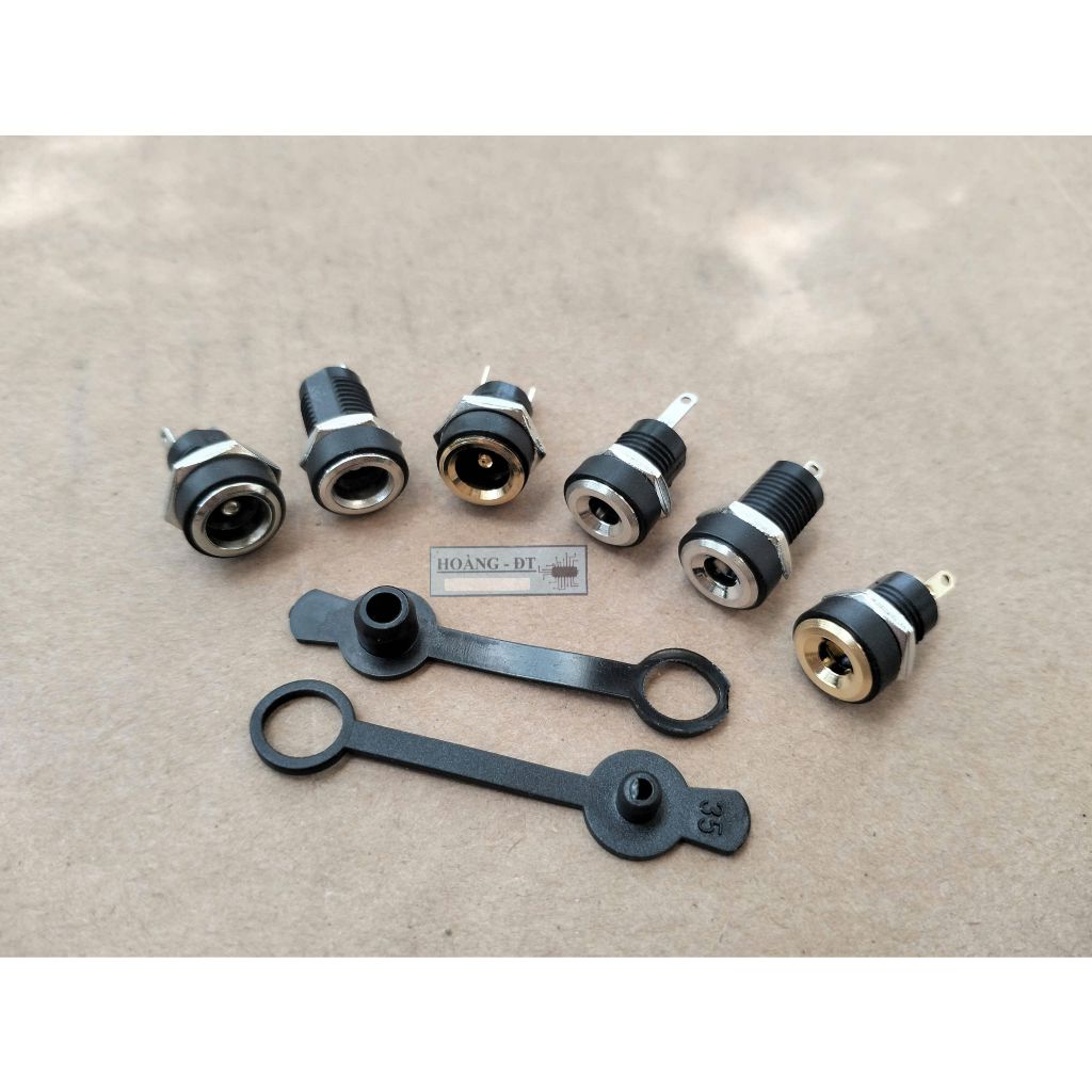 Jack DC cái trụ tròn 5.5x2.1mm 3.5x1.35mm
