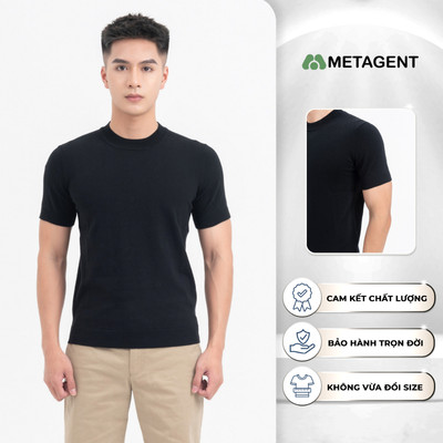Áo len ngắn tay nam dáng Regular Fit Metagent MS 57E3172