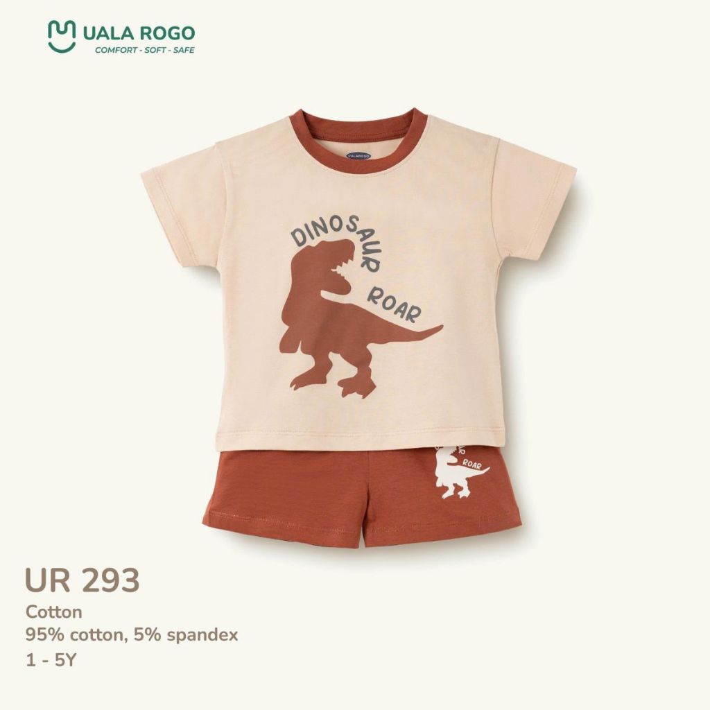 Bộ cộc tay cotton modal họa tiết Uala Rogo Bíp Bíp House