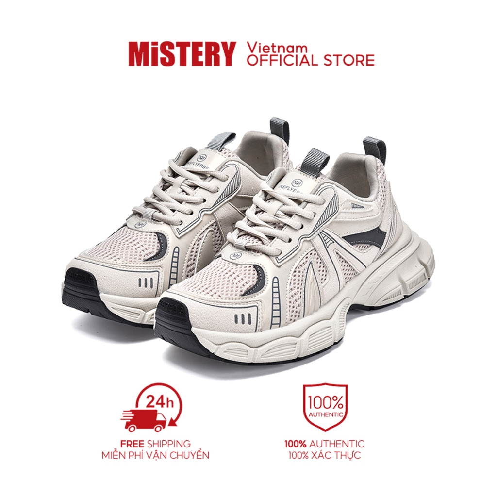 MiSTERY Giày Thể Thao Chạy Bộ Nữ 4cm Tăng Chiều Cao MIS-1593