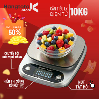 Cân Tiểu Ly Điện Tử 10kg/1g Mặt Thép Không Gỉ,Cân Nhà Bếp Định Lượng Gia Vị,Thực Phẩm Làm Bánh Cao Cấp