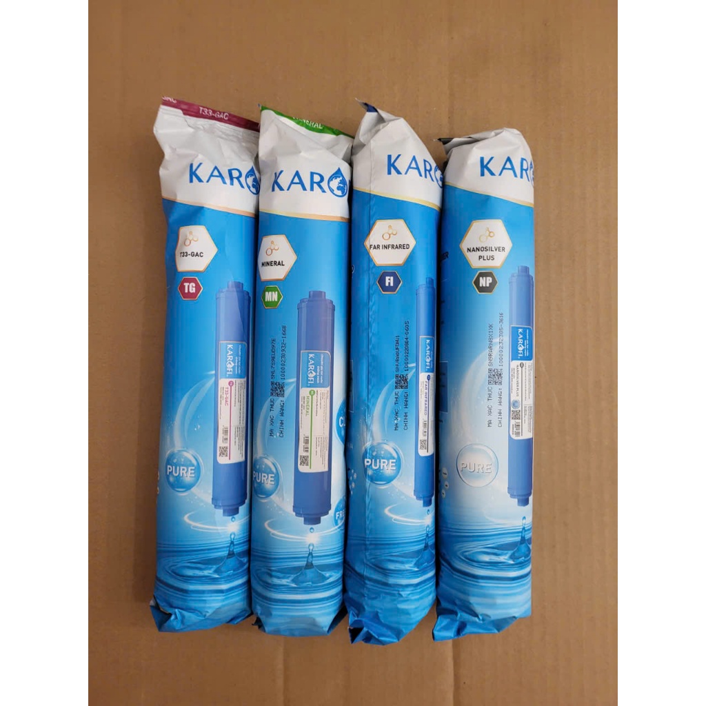 Combo 4 Lõi chức năng 5678 Karofi - Hàng chính hãng - cung cấp khoáng