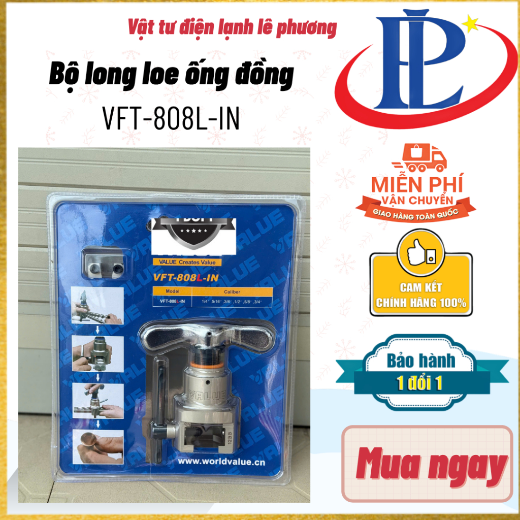 Bộ loe ống đồng Value VFT-808L-IN cao cấp