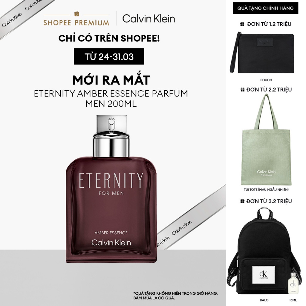 Nước hoa nam Calvin Klein Eternity Amber Essence Parfum Intense 200ml
