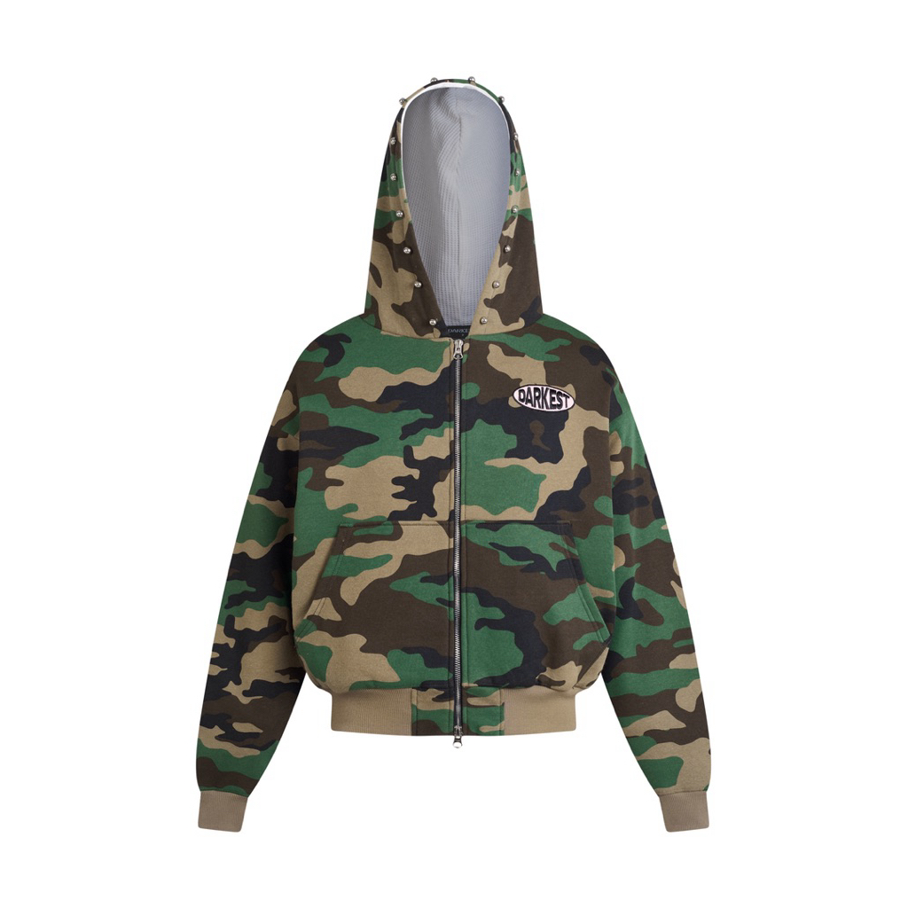 Áo khoác camo DARKEST CAMO HOODIE ZIP