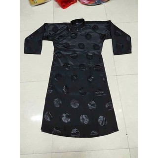 Bộ áo thọ đen (vải gấm siu sít)