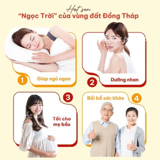 Hạt sen 1kg, hạt sen Huế, bở, thơm, mềm dùng hầm canh, nấu chè, soup thơm ngon bổ dưỡng